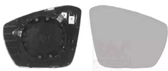 VAN WEZEL 7624838 -  Зеркальное стекло, наружное зеркало
